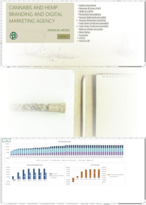 Cannabis and Hemp Branding and Digital Marketing Agency Financial Model