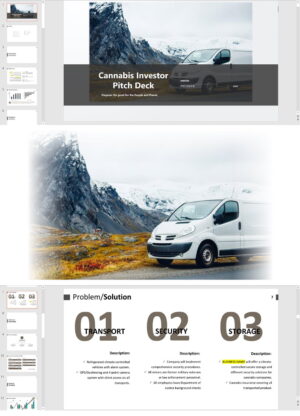 Cannabis Transportation Investor Pitch Deck Template