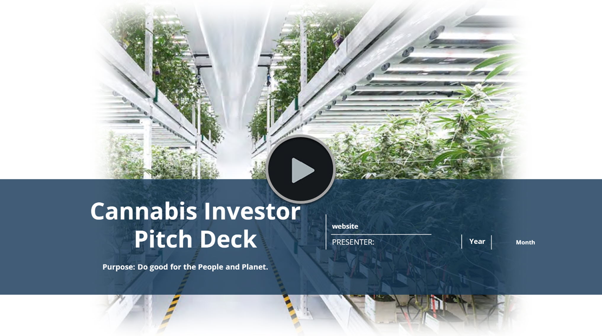 Cannabis Microbusiness Pitch Deck