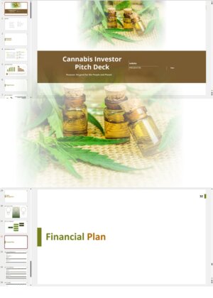 Cannabis Manufacturing with Third Party Extracts Investor Pitch Deck Template