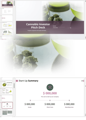 Cannabis Manufacturing Microbusiness Pitch Deck Template