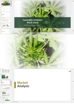 Cannabis Micro Cultivation Investor Pitch Deck Template