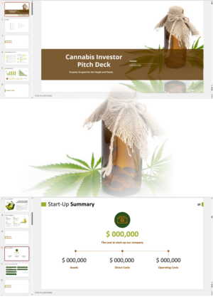 Cannabis Microbusiness Cultivation Manufacturing Pitch Deck