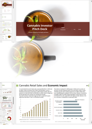 Cannabis Retail Lounge Investor Pitch Deck