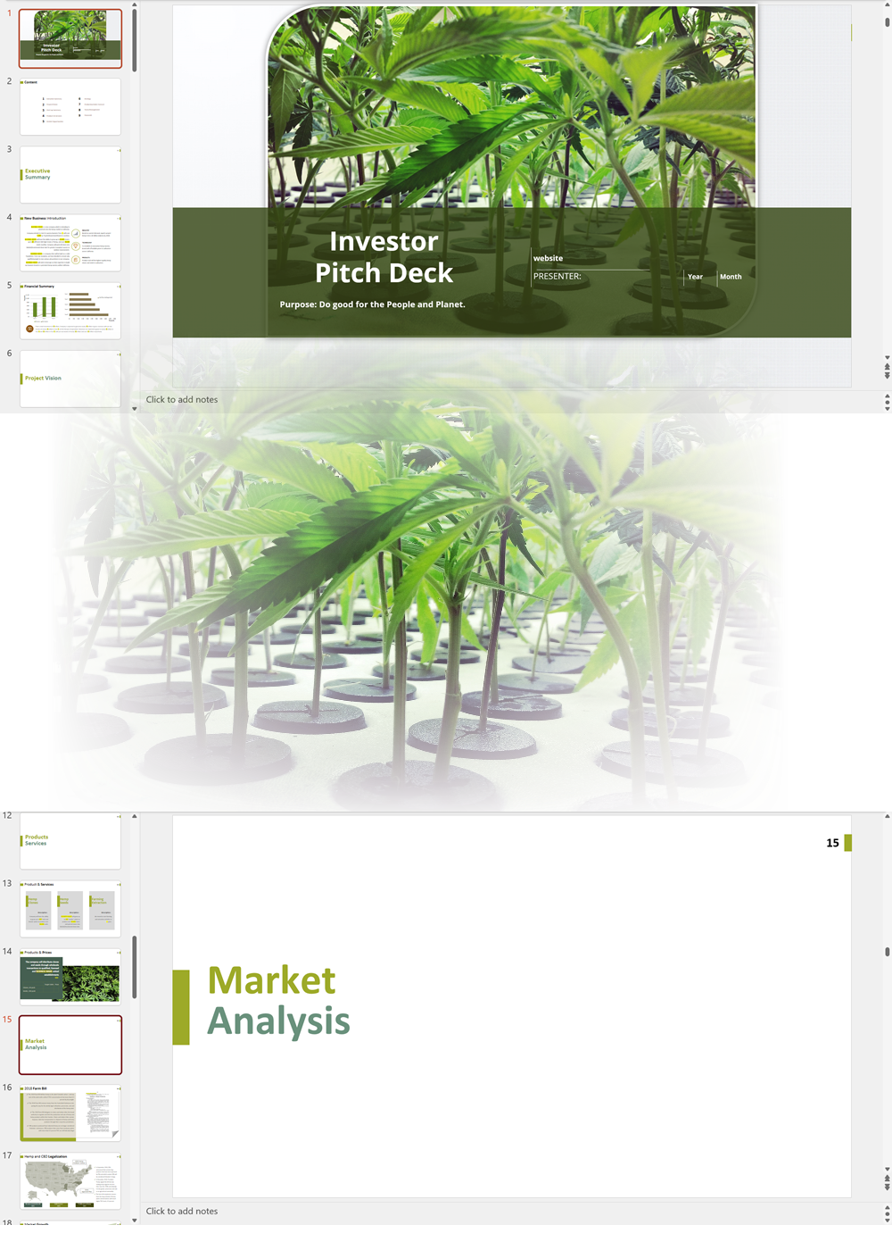 Hemp Nursery Investor Pitch Deck