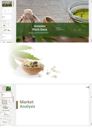 Hemp CBD Vertically Integrated Investor Pitch Deck Template