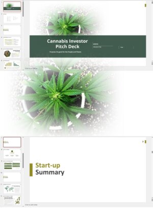Cannabis Social Club Investor Pitch Deck