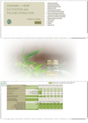 Hemp and Cannabis Growing and Processing Financial Model