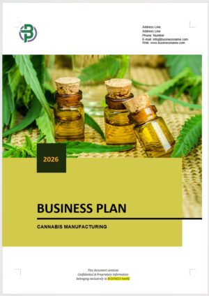 Cannabis Manufacturing Business Plan Template