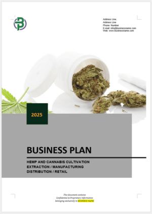 Cannabis and Hemp Vertically Integrated Business Plan Template