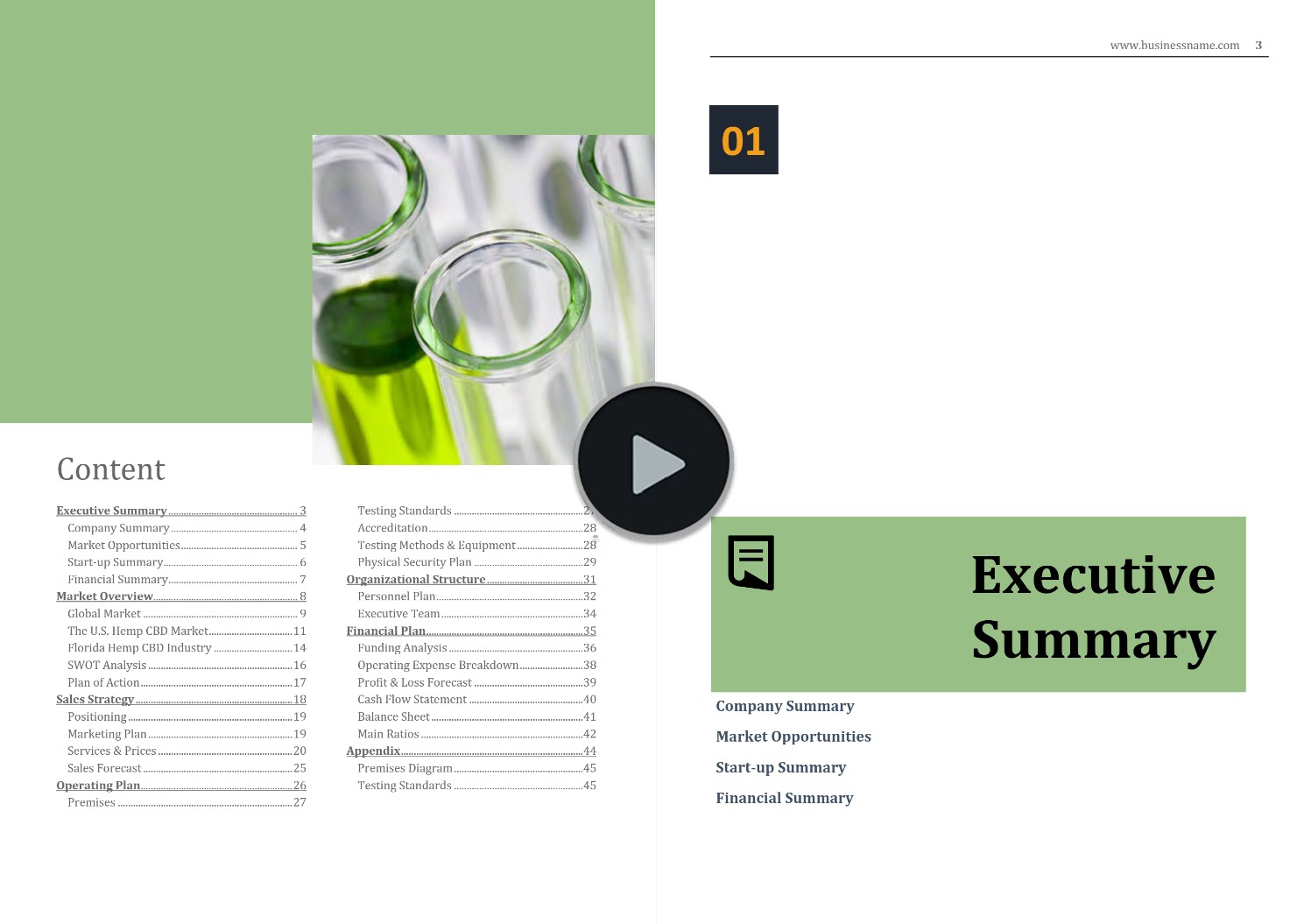 Hemp Testing Laboratory Business Plan Template