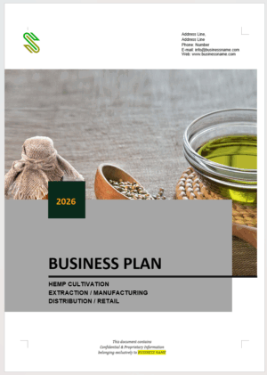 Hemp CBD Vertically Integrated Business Plan