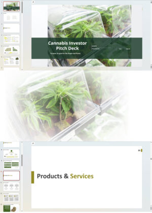 Cannabis Cultivation and Nursery Investor Pitch Deck Template