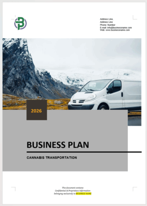 Cannabis Transportation Business Plan Template