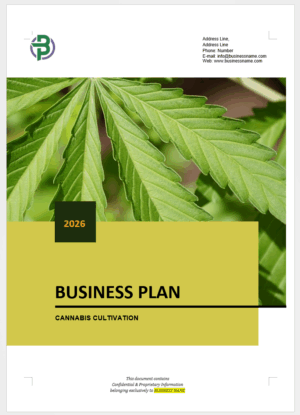 Cannabis Cultivation Business Plan Template