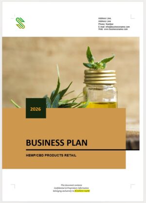 CBD Retail Business Plan Template