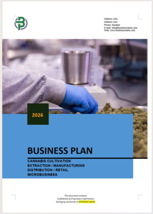 Cannabis Cultivation Processing Distribution Retail Business Plan Template