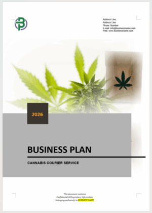 Cannabis Courier Business Plan Template