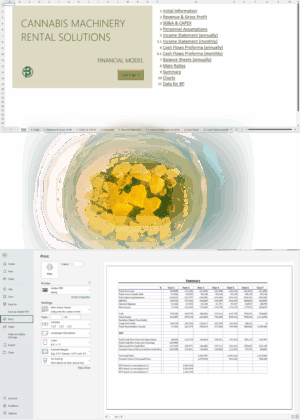 Cannabis Machinery Rental Solutions Financial Model