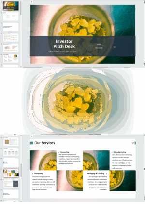 Cannabis Machinery Rental Solutions Investor Pitch Deck Template