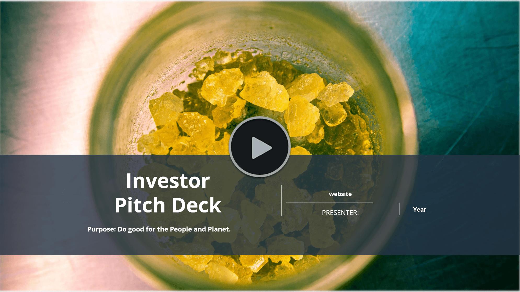 Cannabis Machinery Rental Solutions Investor Pitch Deck Template