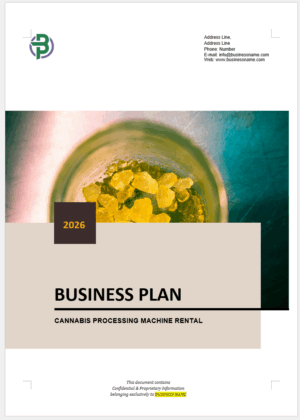 Cannabis Machinery Rental Solutions Business Plan Template