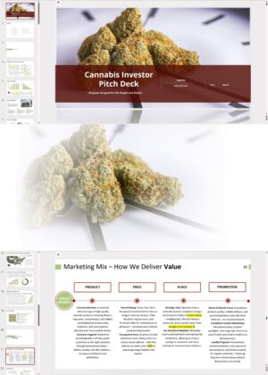Cannabis Delivery Investor Pitch Deck