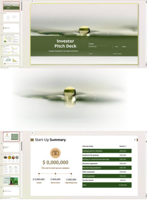 Hemp Cultivation CBD Extraction/Manufacturing Investor Pitch Deck Template