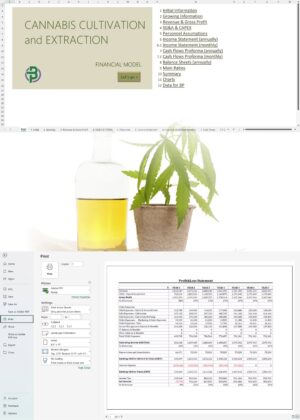 Cannabis Cultivation and Extraction Financial Model