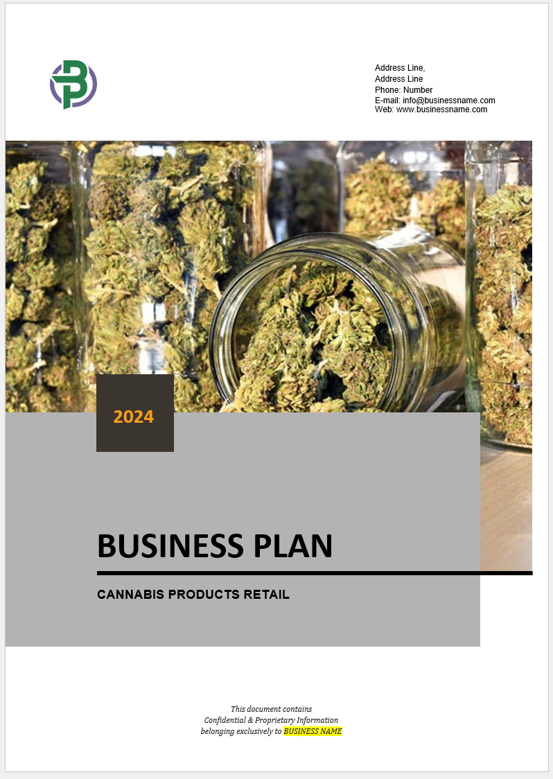 Cannabis Dispensary Business Plan Sample – Business Plan Templates